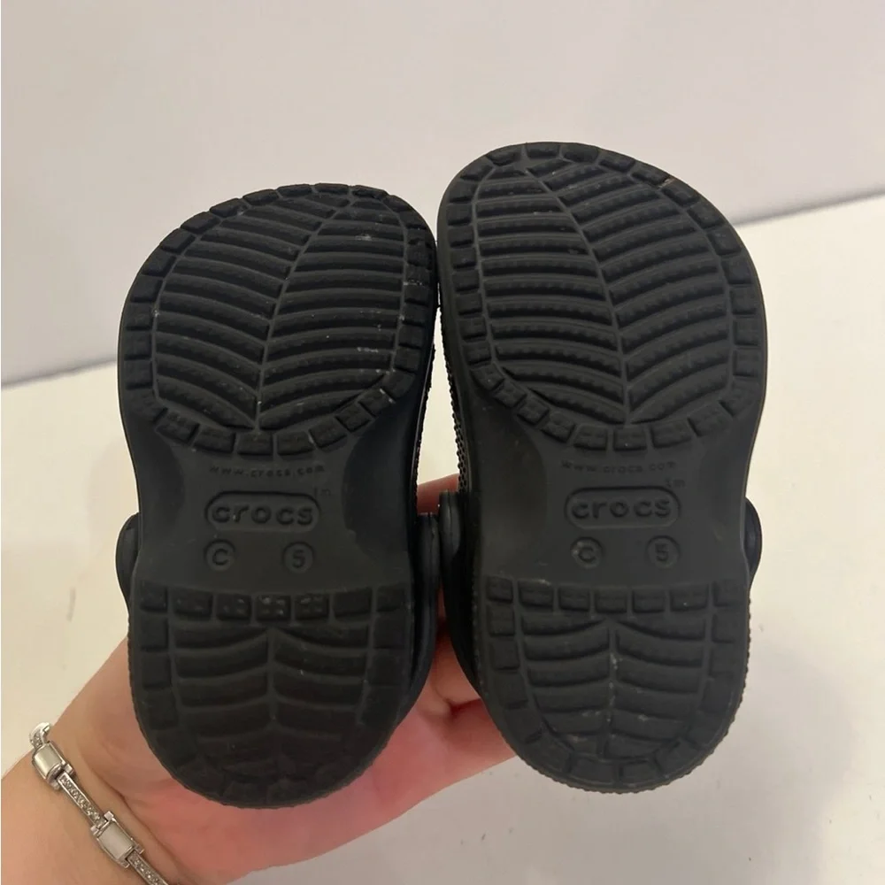 CROCS Kids Black Sandals